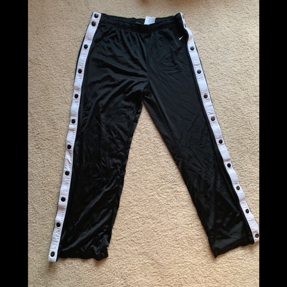 nike button joggers